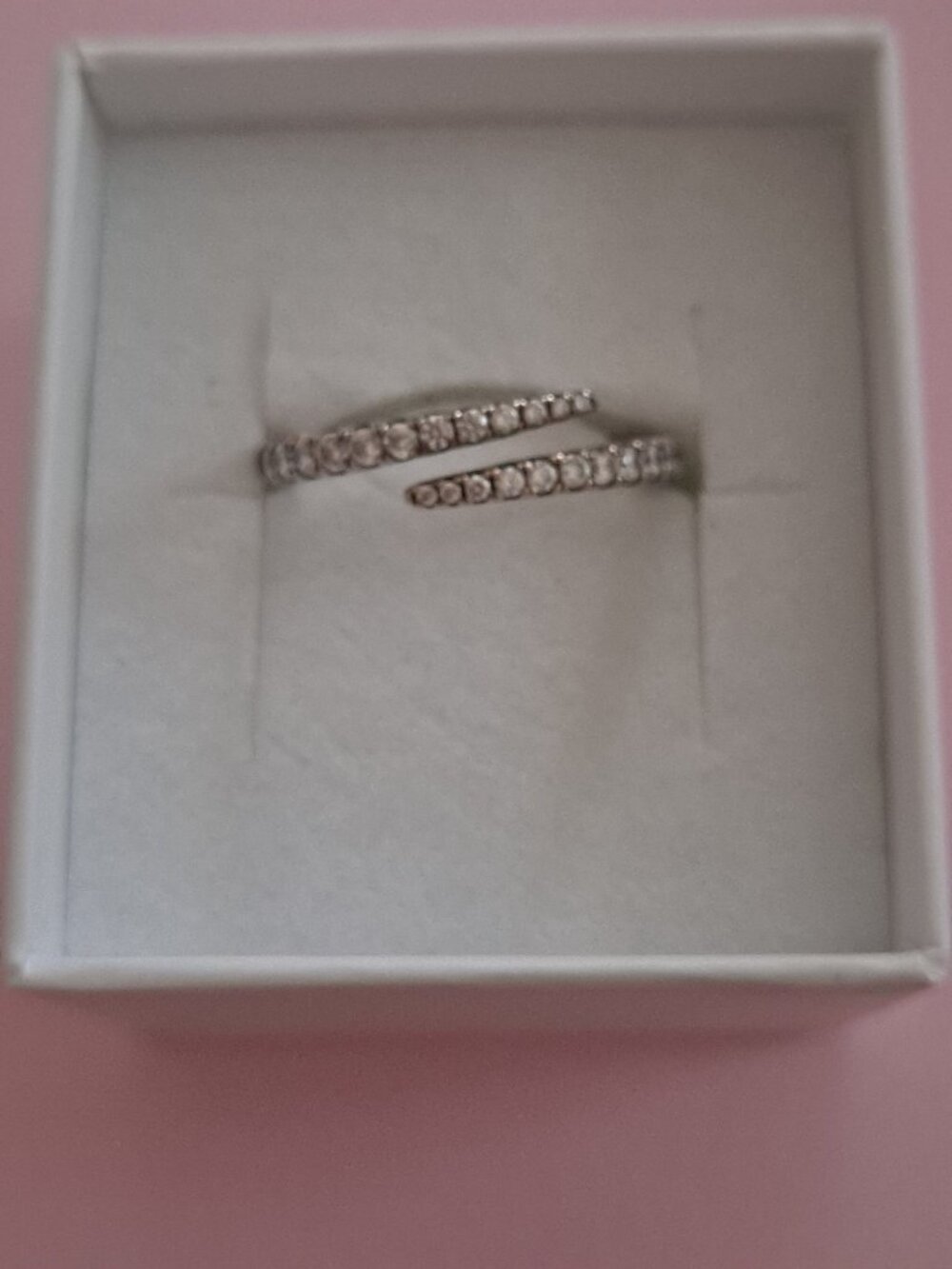 Pandora lines of sparkle ring